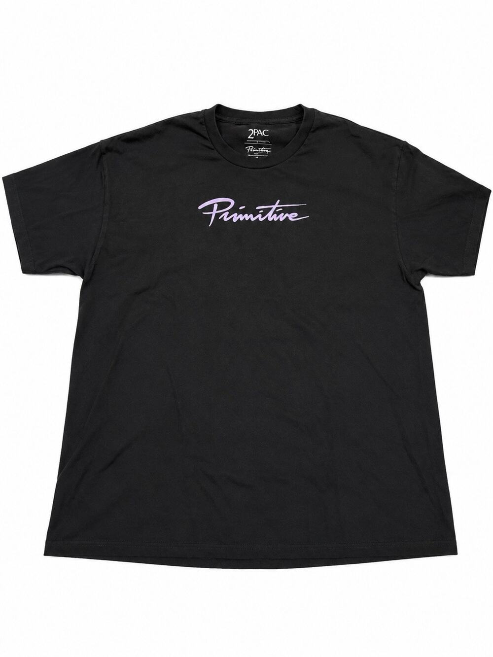 Primitive x 2Pac Graphic T-Shirt Black Size XL Tupac Shakur Streetwear